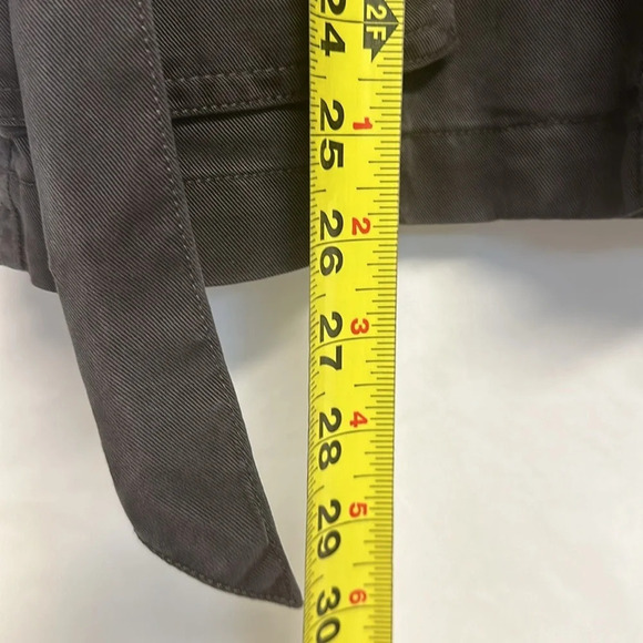 Young Fabulous & Broke Gray L/S Belted Utility Jacket 100% Tencel Women's Medium - Picture 5 of 12